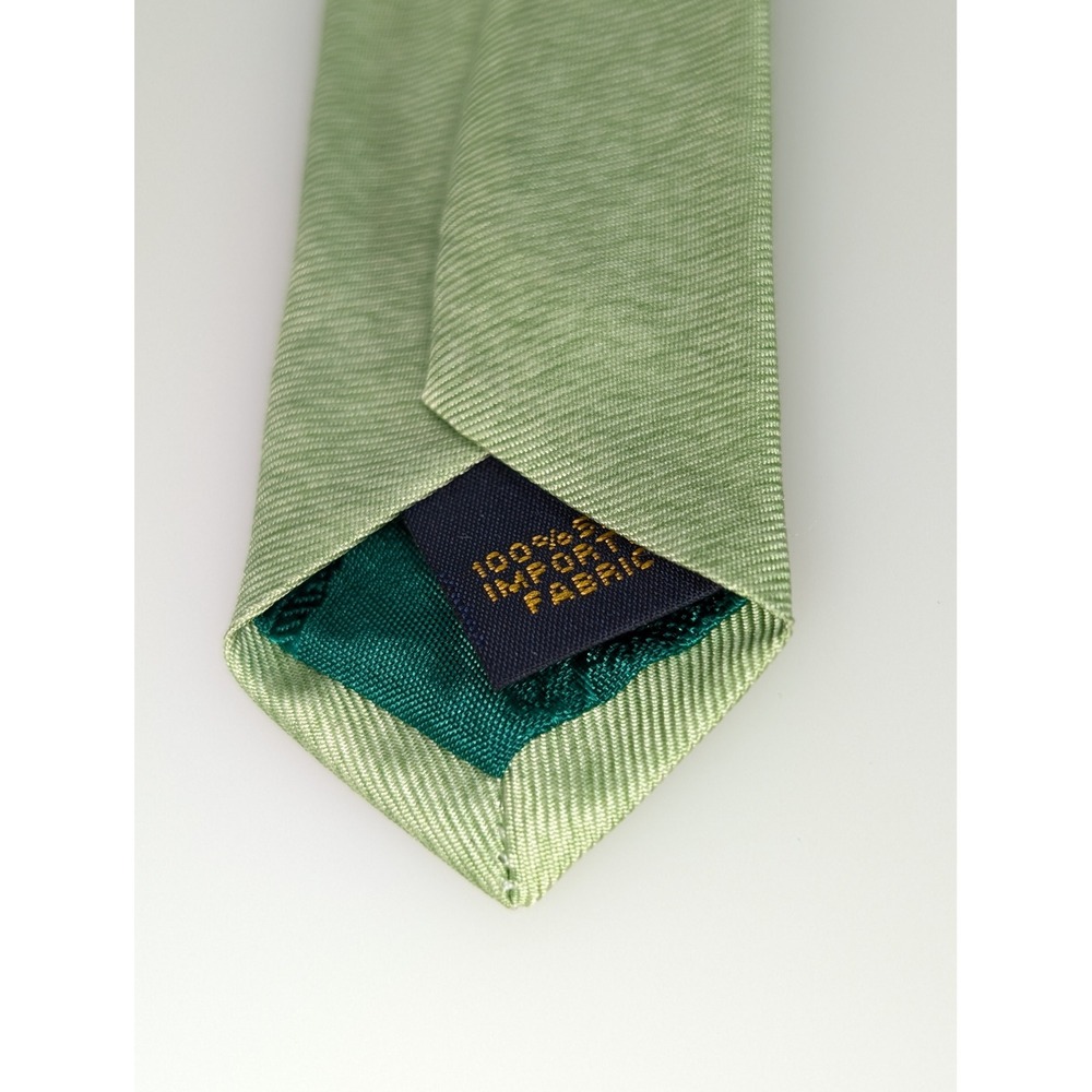 Tommy Hilfiger Palm Tree 100% Silk Neck Tie 3.5‎ x 57 Green Blue Tropical USA - Picture 6 of 9